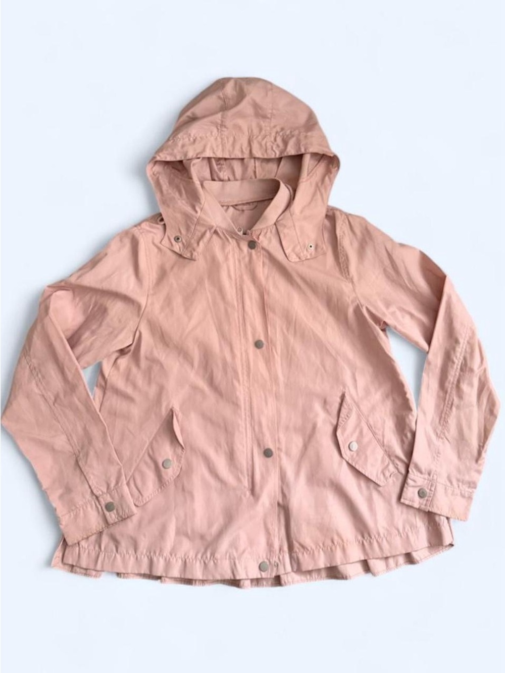 Zara Hooded Utility Jacket - Blush Pink